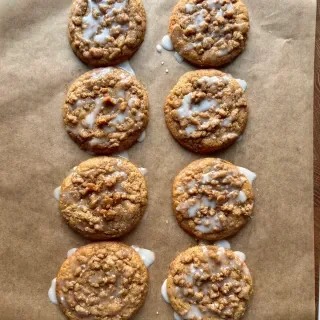Brown Butter Coffee Cake Cookies