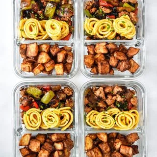 Crispy Potato Egg Ribbon Breakfast Bowls