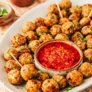 Air-Fryer Chicken Meatballs