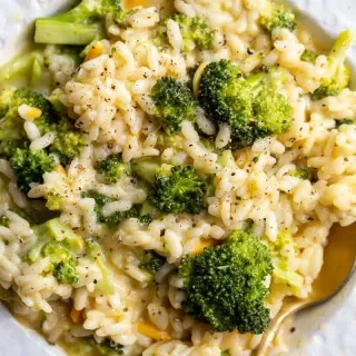 Broccoli Cheese Risotto