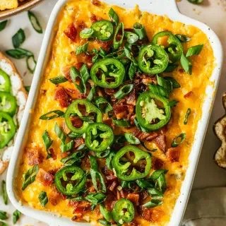 Slow Cooker Jalapeño Popper Dip with Bacon