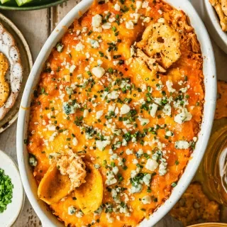 The Best Slow Cooker Buffalo Chicken Dip