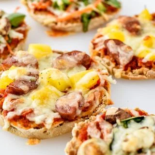English Muffin Mini Pizzas Meal Prep