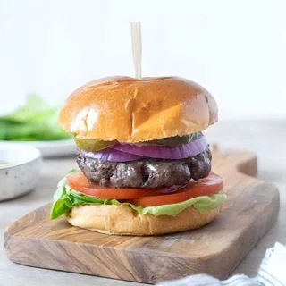 Juicy Air Fryer Hamburgers