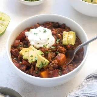Butternut Squash Turkey Chili