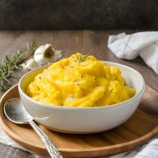 Creamy Kabocha Squash Mashed Potatoes