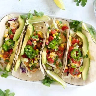 Grilled Fish Tacos with Cherry Tomato Salsa
