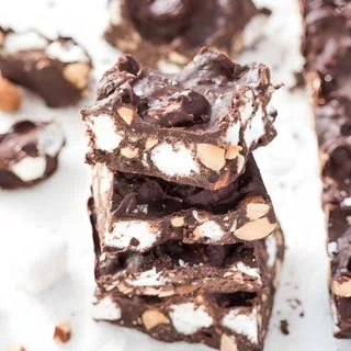 Dark Chocolate Rocky Road Candy