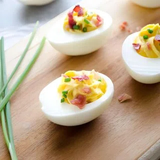 Deviled Eggs with Bacon