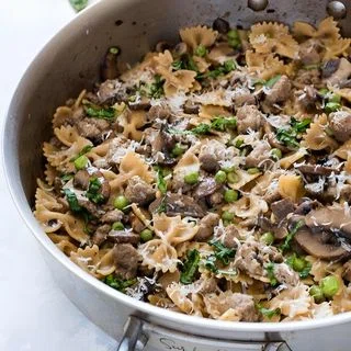 One Pot Italian Sausage Bow Tie Pasta