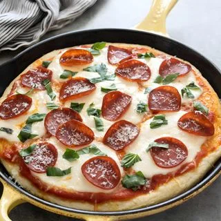 One Hour Focaccia Bread Pizza