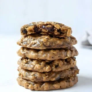 Gluten-Free Peanut Butter Banana Oatmeal Cookies