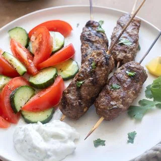 Grilled Lamb Kofta Kebabs