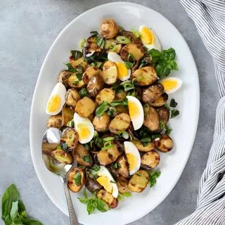 Grilled Potato Salad with Dijon Vinaigrette