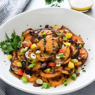 Grilled Sweet Potato Salad