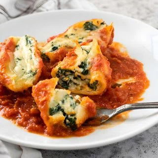 Spinach and Ricotta Stuffed Shells