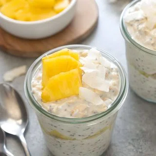 Pina Colada Overnight Oats