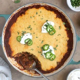 Chili Cornbread Casserole