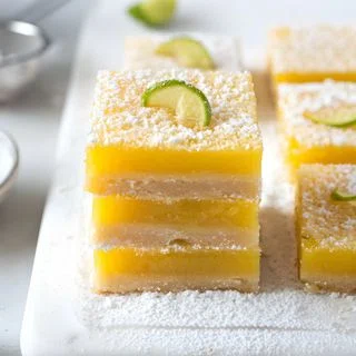 Key Lime Shortbread Bars