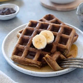 Gluten-Free Banana Oat Waffles