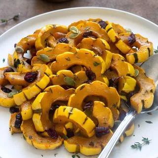 Maple Roasted Delicata Squash