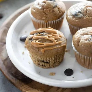 Peanut Butter Banana Muffins