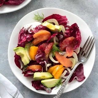 Radicchio Salad with Citrus Vinaigrette