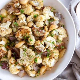 Roasted Cauliflower with Parmesan