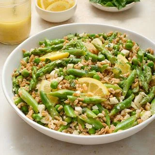 Spring Farro Salad with Feta