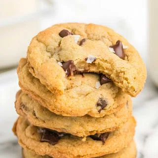 Salted Chocolate Chip Cookies