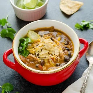 Slow Cooker Chicken Tortilla Soup