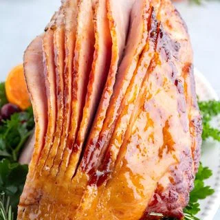 Slow Cooker Ham with Maple Glaze