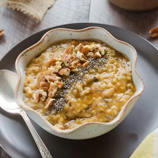 Slow Cooker Pumpkin Steel Cut Oats