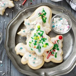 Soft Christmas Cut Out Sugar Cookies