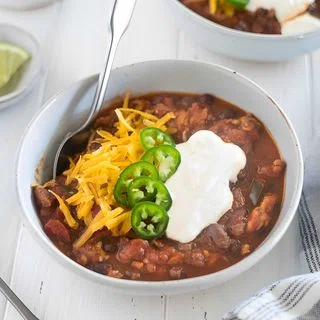 Slow Cooker Turkey Chili