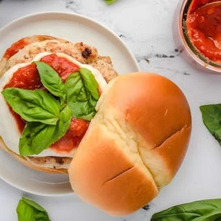 Ground Chicken Parmesan Burgers