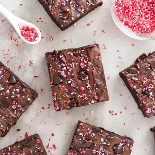 Easy Peppermint Brownies