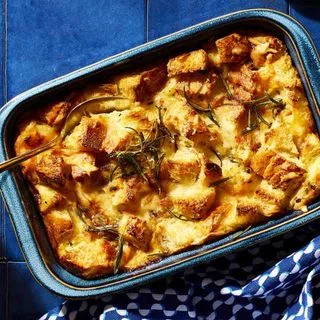 Savory Rosemary Bread Pudding