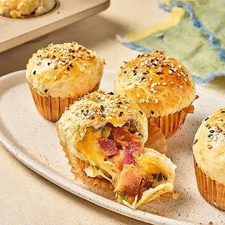 Loaded Biscuit Bomb Muffins