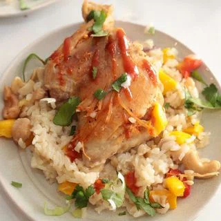 One-Pot Coconut Chicken and Rice