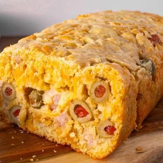 Ham and Cheddar Quick Bread