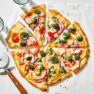 Hummus Pizza