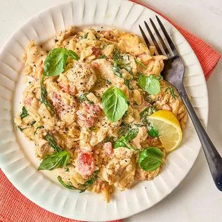 Easy Slow Cooker Boursin Chicken and Pasta