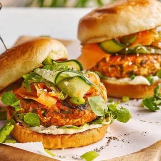 Vietnamese-style tofu burger