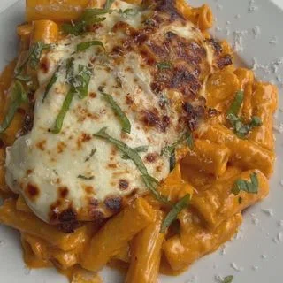 Chicken Parm with Vodka Sauce Pasta