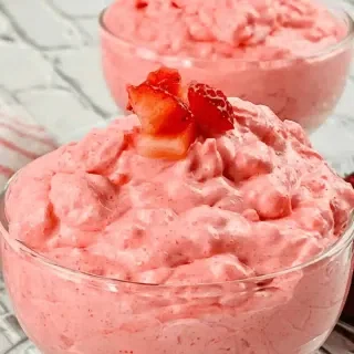 Strawberry Cottage Cheese Jello Salad