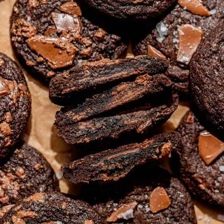 Soft Double Chocolate Chip Cookies
