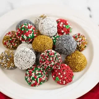 Christmas Brownie Balls