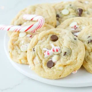 Peppermint Chocolate Chip Cookies