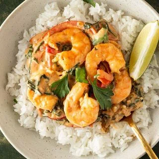 Thai Curry with Shrimps
